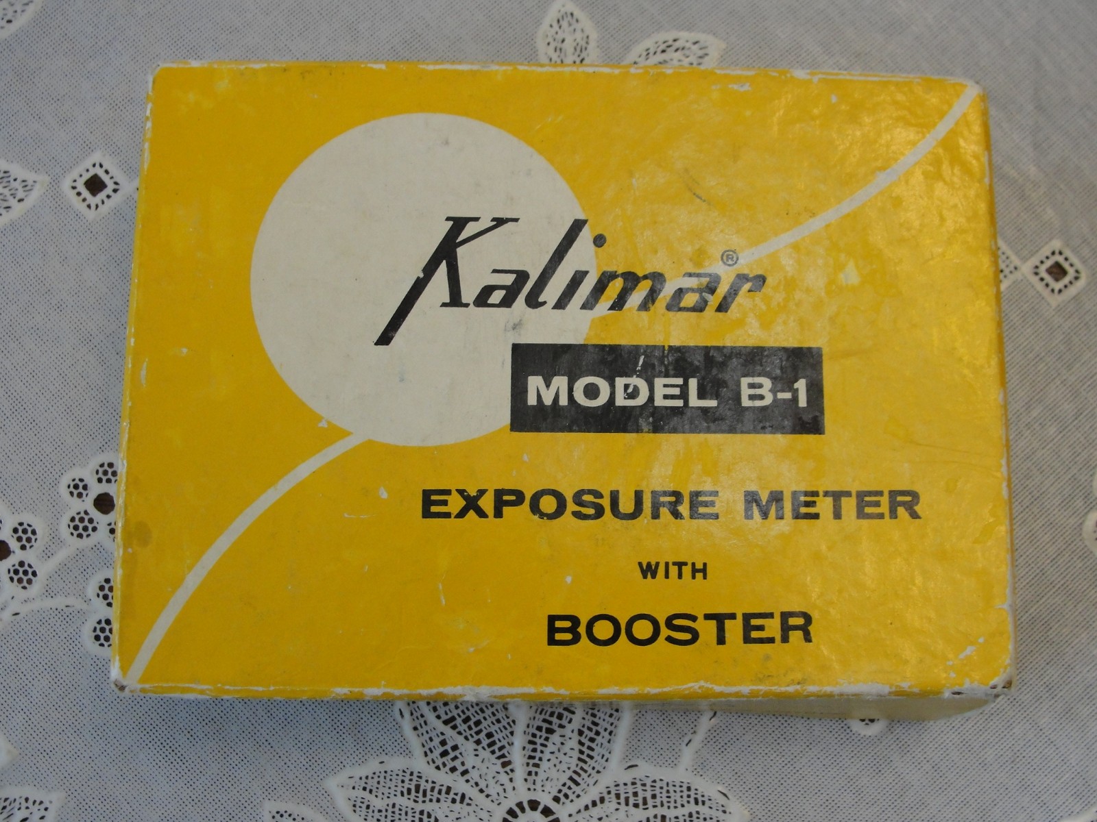 Vintage Kalimar Model B-1 Exposure Meter w/ Booster Box Instructions Chain