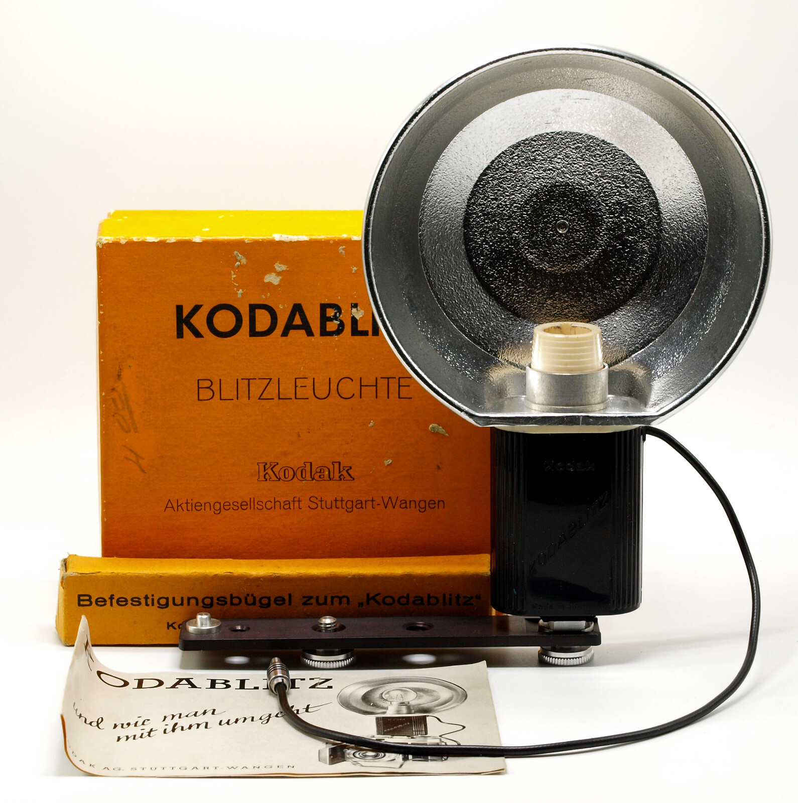 Kodak Kodablitz Blitzlieuchte + Befestiginsbugel Zum Kodablitz Flash + Bracket