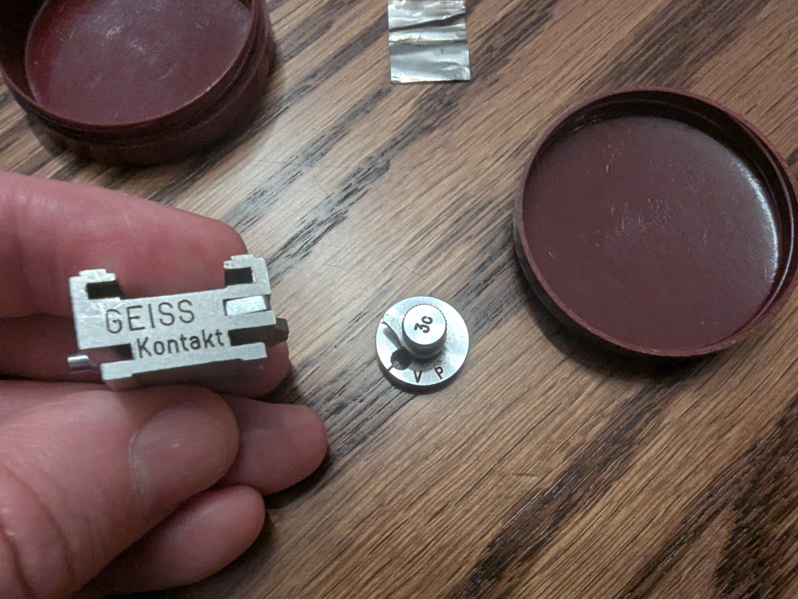 Geiss Synchron Contact For Leica IIIc In Bakelite Case