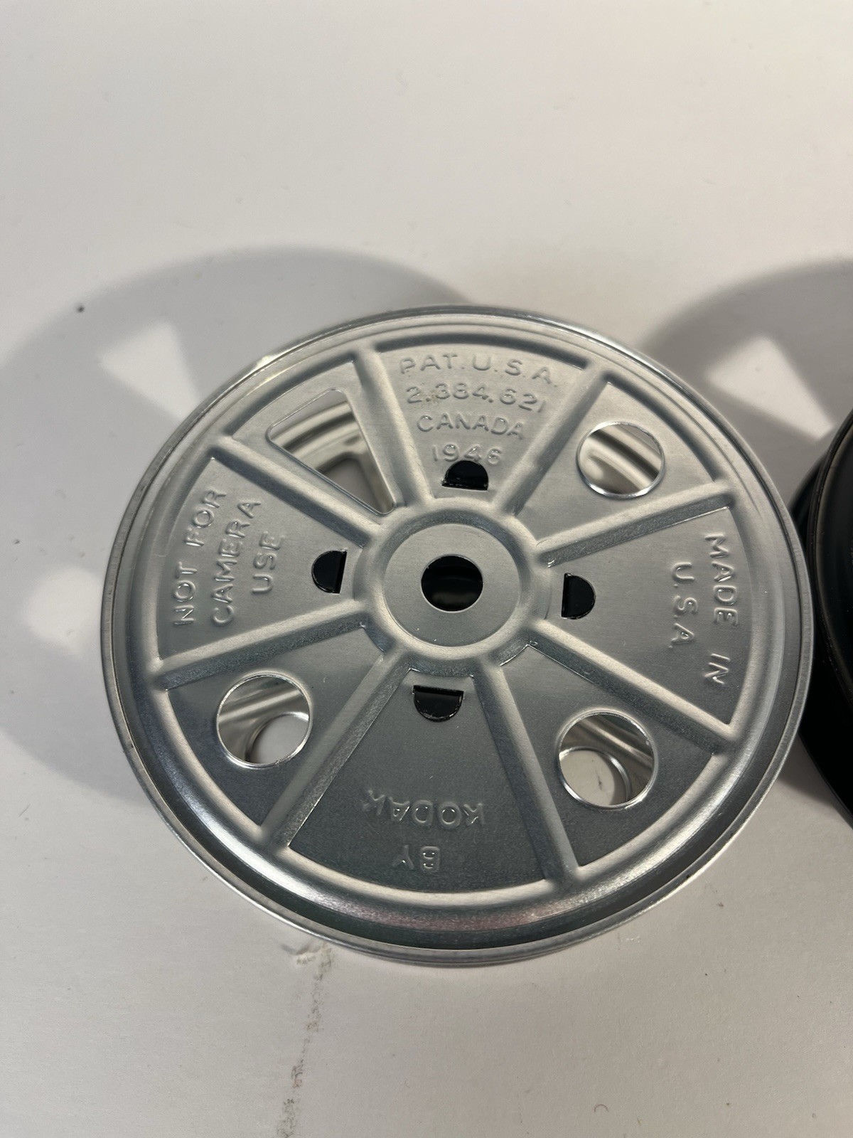 Vintage Kodak 3-5/8″ Aluminum 16mm Film Reel – 1946