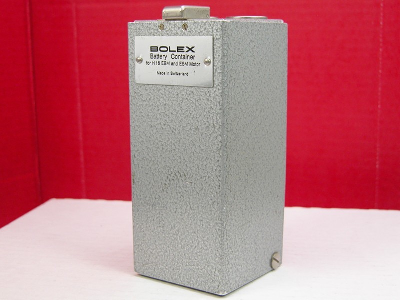 Bolex BATTERY CONTAINER For EBM 16mm Movie Camera or ESM Motor Nice!