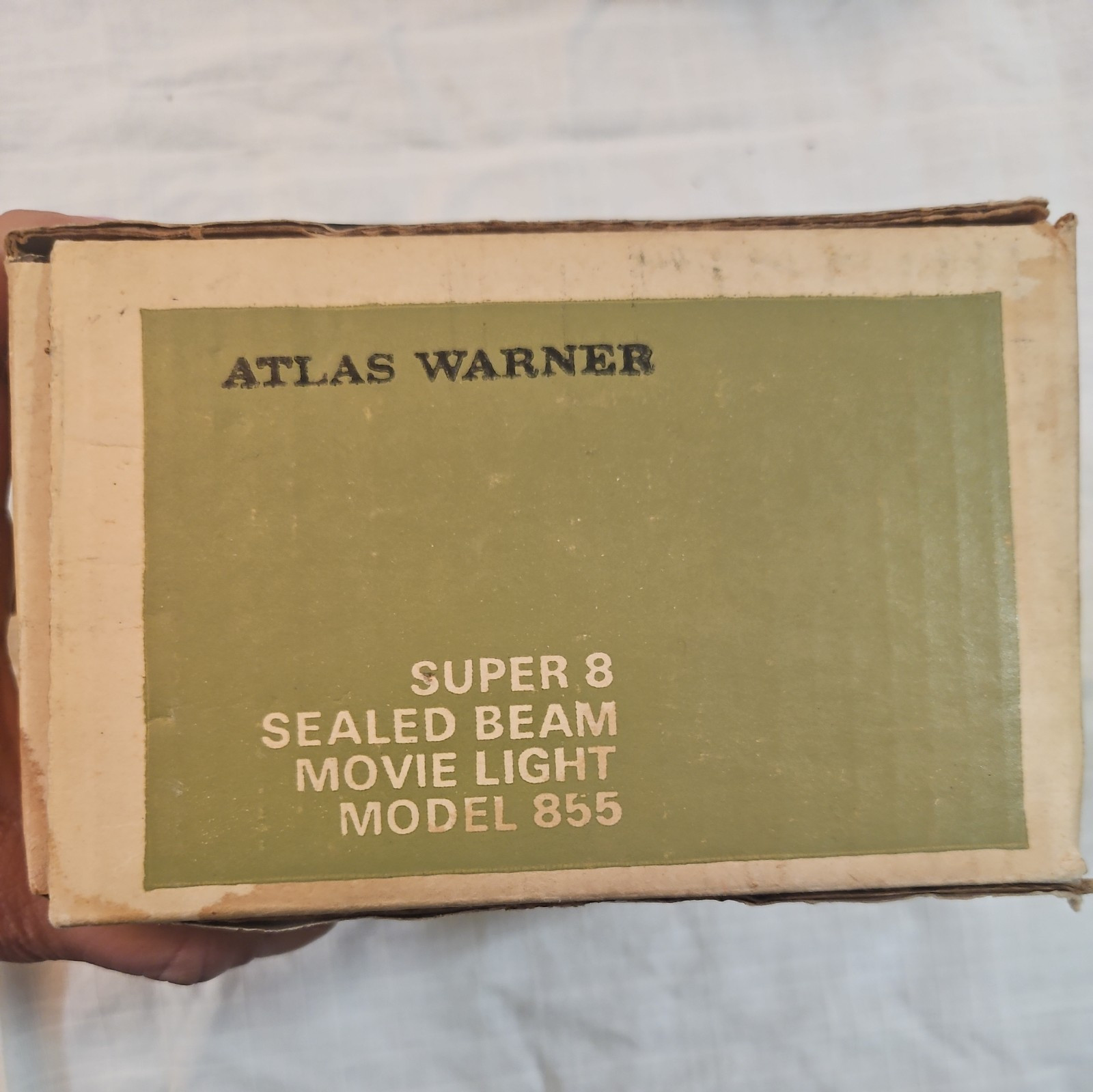 Vintage Atlas Warner Super 8 Sealed Beam Movie Light Model 855 Tested Working