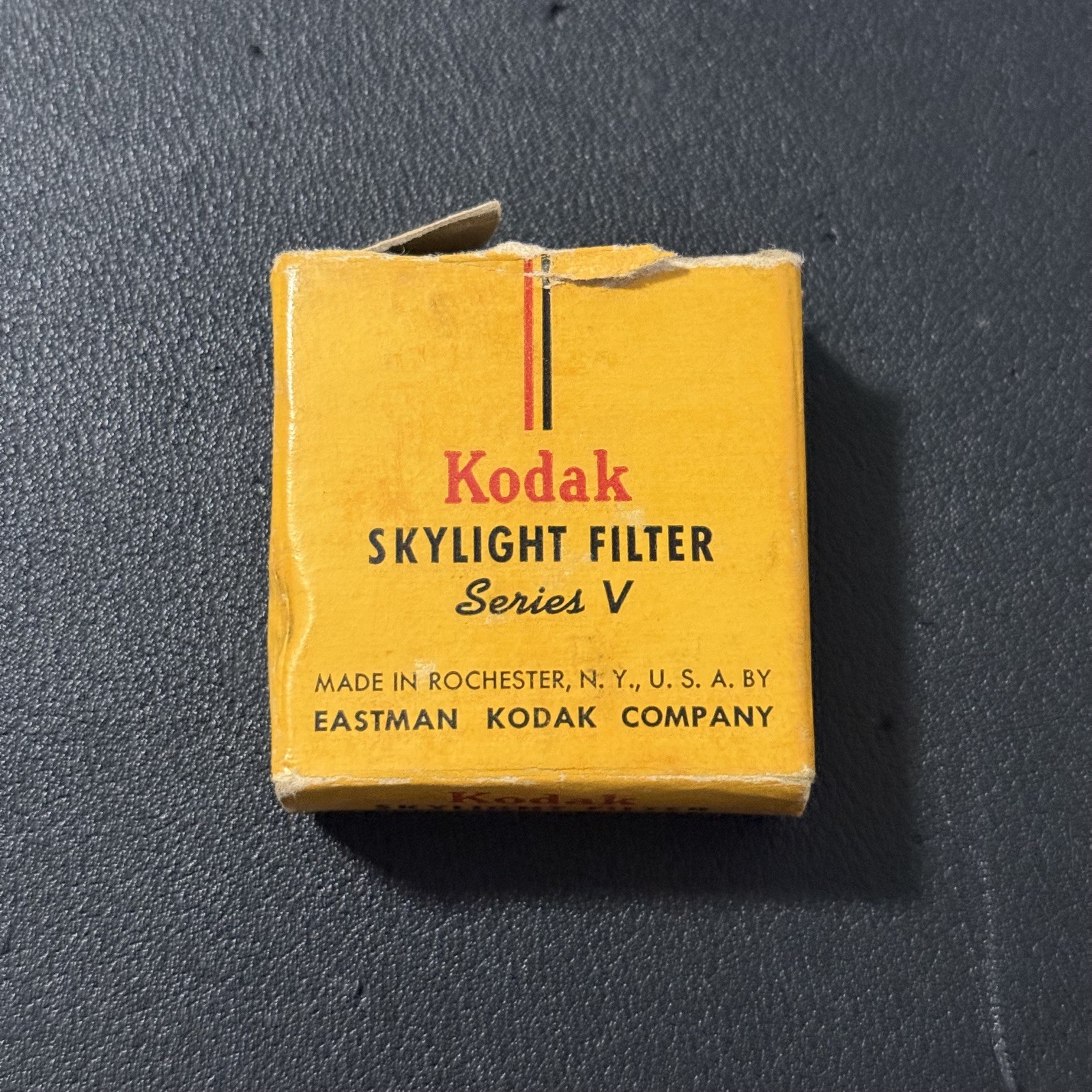 Vintage EASTMAN KODAK CO Skylight Filter Series V w/ Box & Brochure