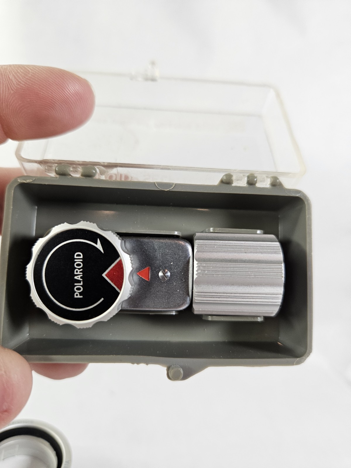 Polaroid Self-timer #192, Polaroid UV Filter #585, Portrait Lens #581 A