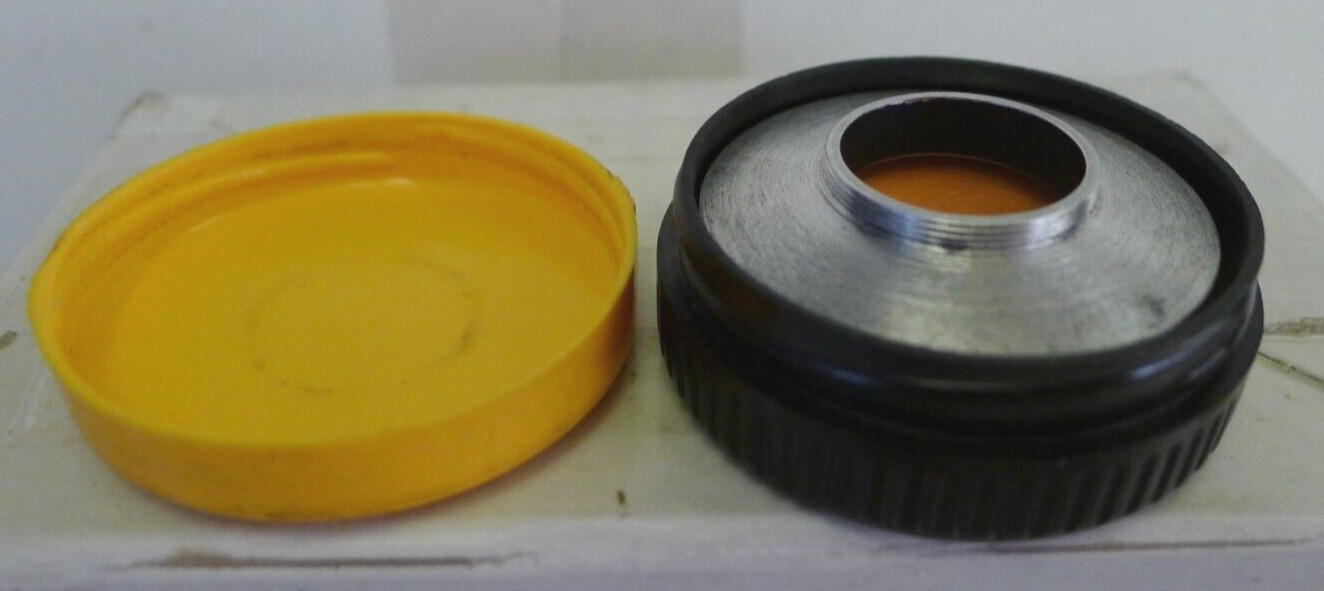 Tiffen Series 5 #502 Adapter Ring Screw-In with Yellow Filter and Kodak Case