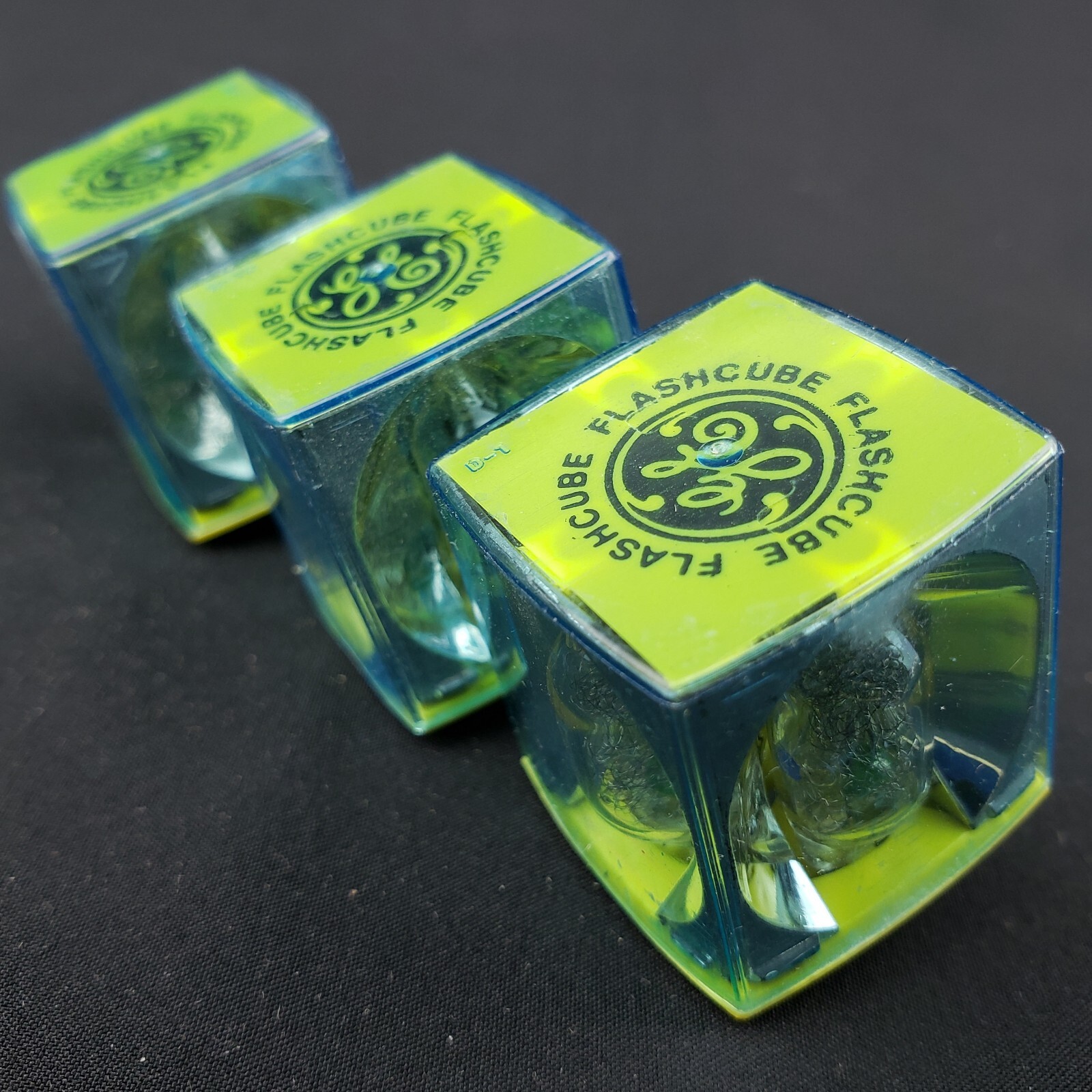 3 Cubes 12 Flash GE General Electric Flashcubes Photo Flash Bulb Camera Flash