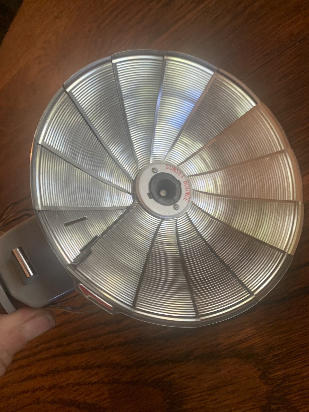 Honeywell Vintage Tilt-A-Mite Camera Equipment Test Button Flash Collapsible Fan
