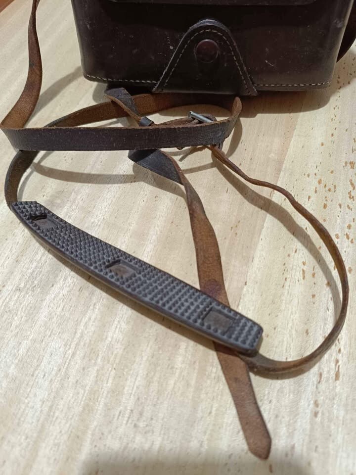 Vintage Brown Leather Leica Leitz Wetzlar Camera Case for Leicaflex SL/SL2 – Mod