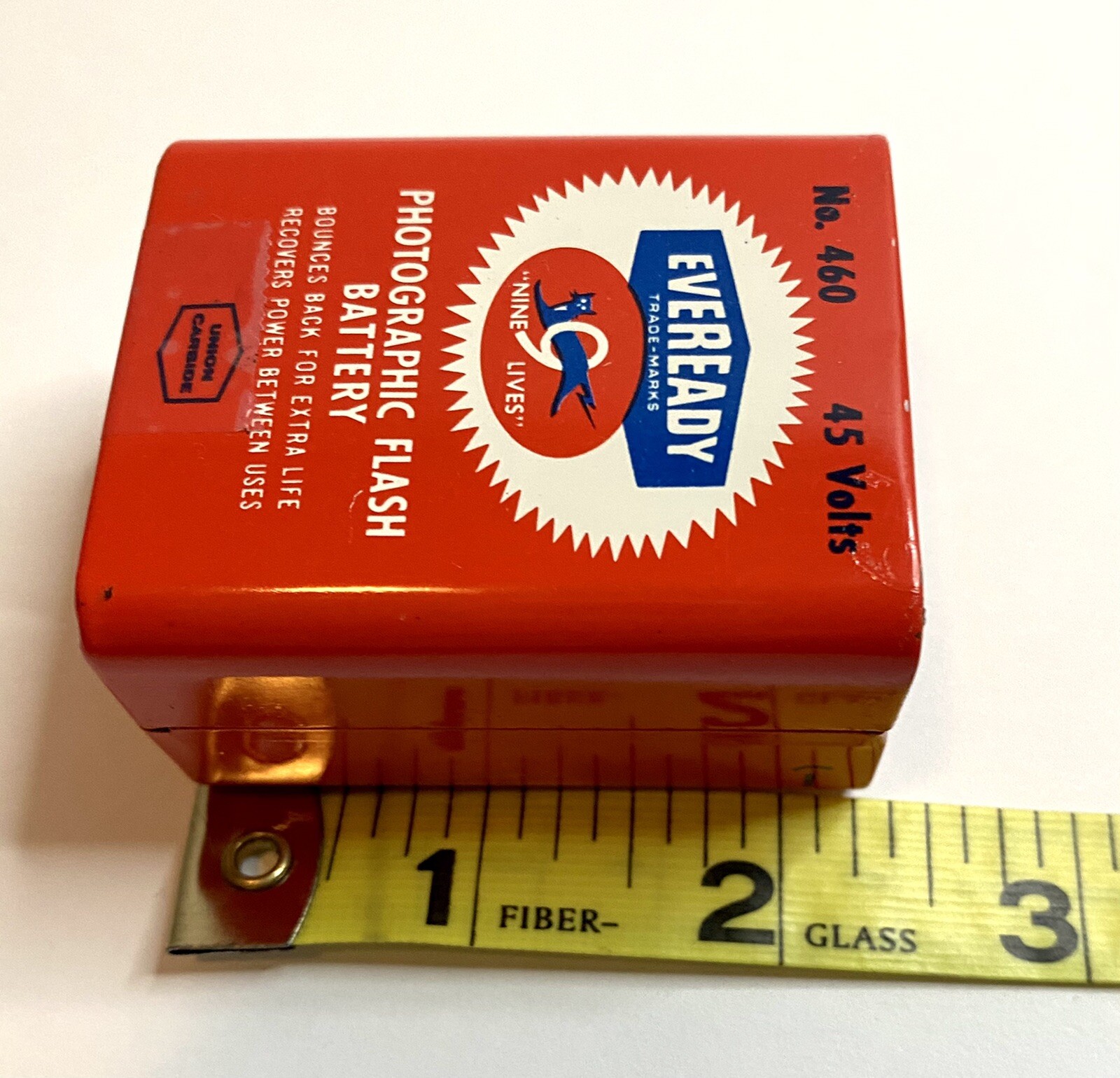 EveReady Vintage Black Cat Photographic Flash Battery 45 Volt “Nine Lives” USA