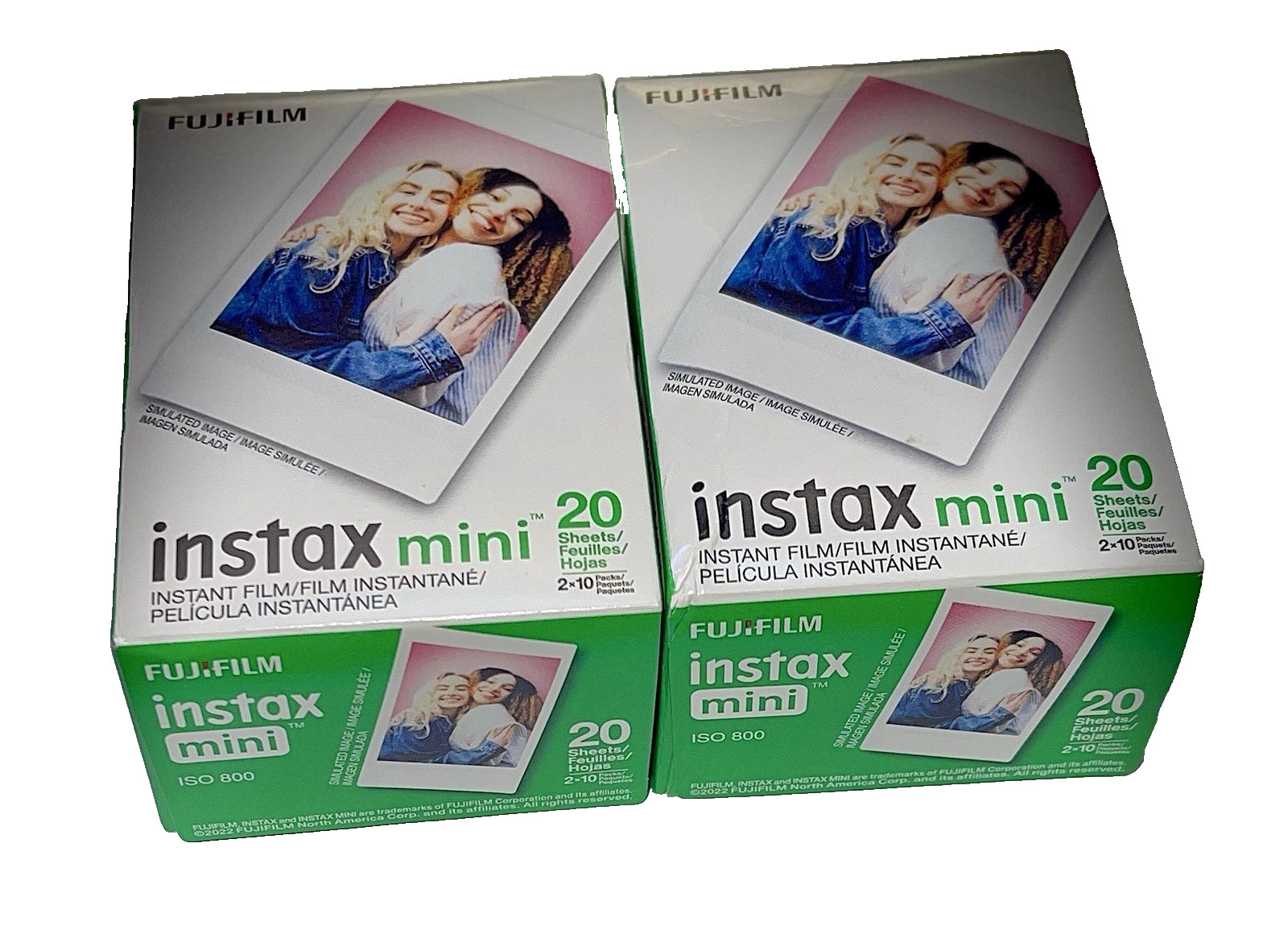 Fujifilm Instant Mini Film Two Instant Film Twin Packs – 40 EXP Total, ISO 80…