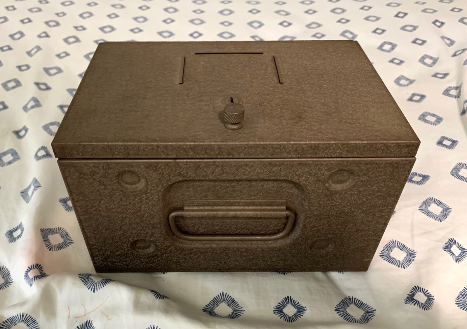 Vintage Fodeco Ejector 8mm Film Reel Library Metal Storage Box Holds 12