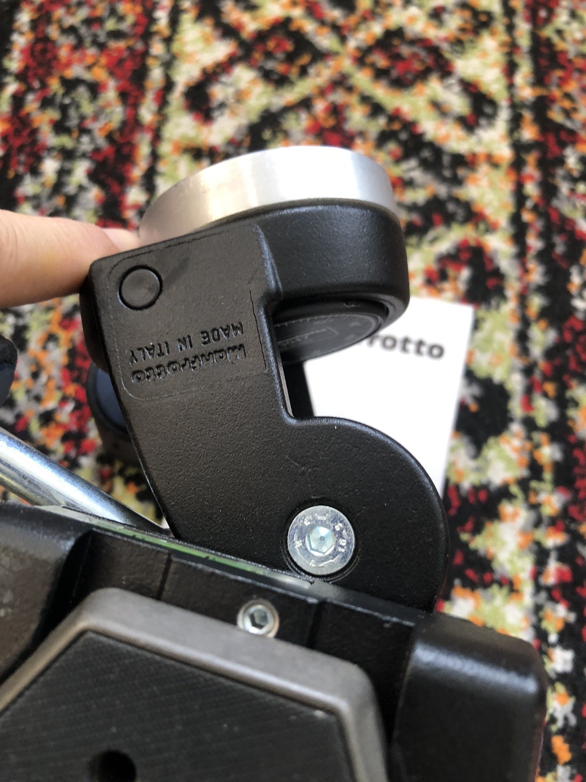 Manfrotto 029 Three Way Pan Head With QR Plate