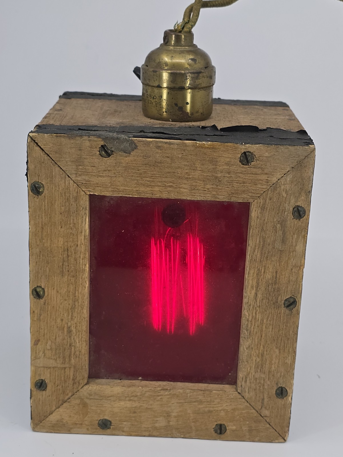 Vintage 1930-40s Dark Room Safelight Box Homemade – Camera Photography