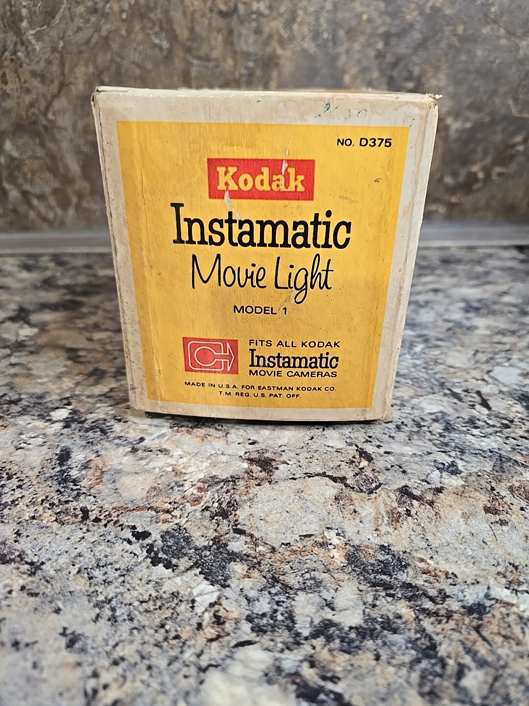 Kodak Instamatic Movie Light Model 1 Vintage – Works In Original Box