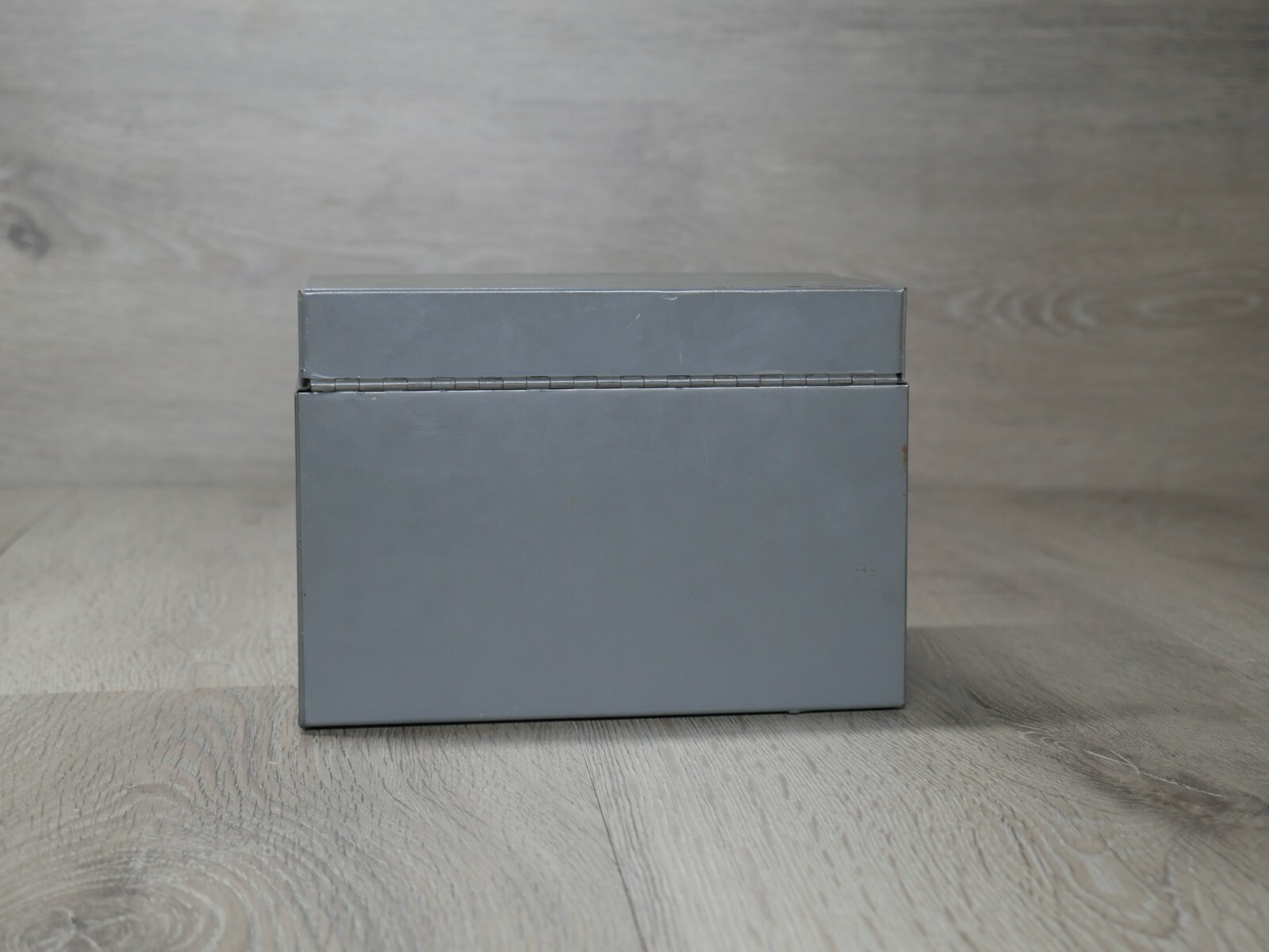 Tower Sears, Roebuck & Co. 6.5″ x 4.5″ x 4.5″ Vintage Hinged Lid Metal Photo Box