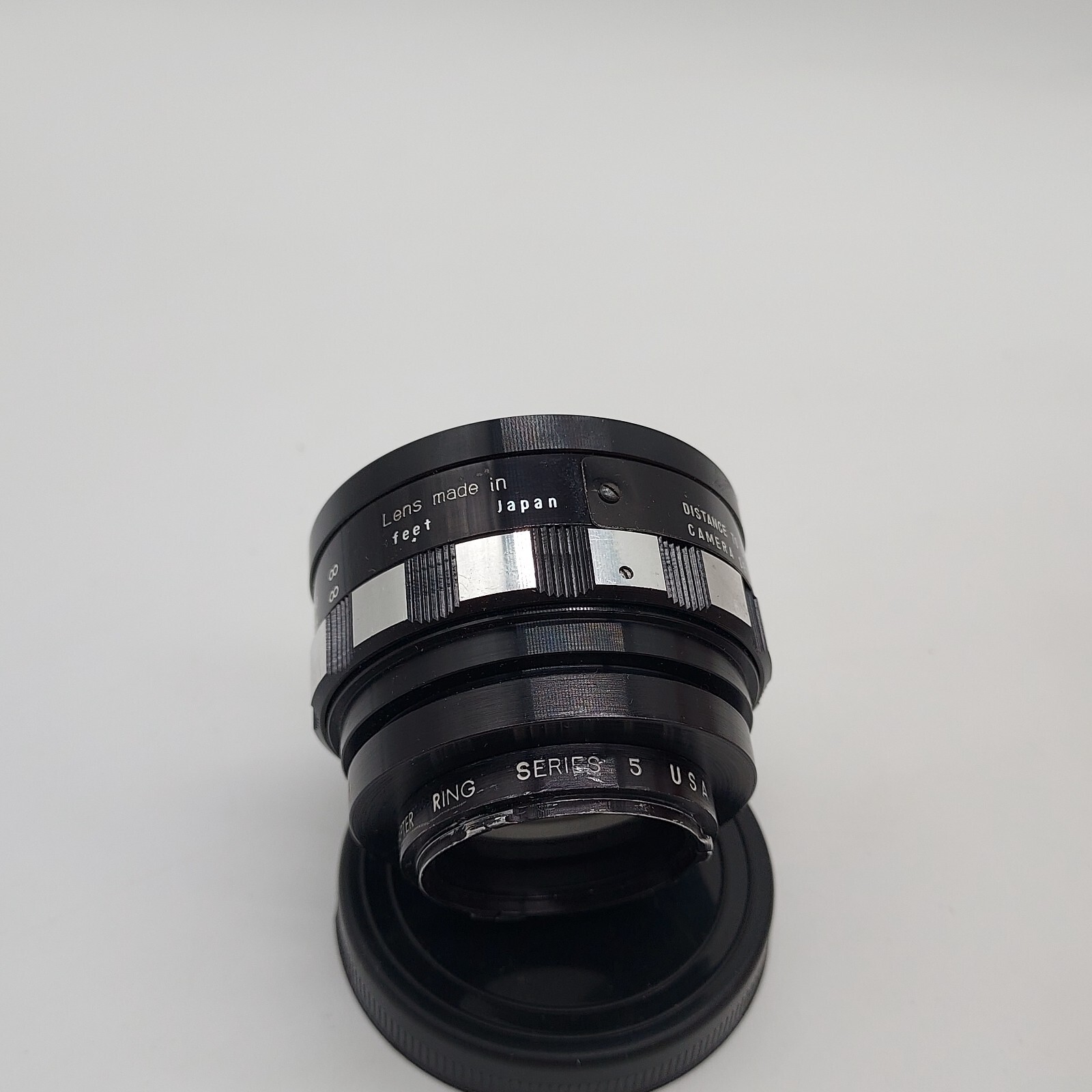 Vintage Ashreh Camera Setting Telephoto Lens W Tiffen Adapter Ring Series 5