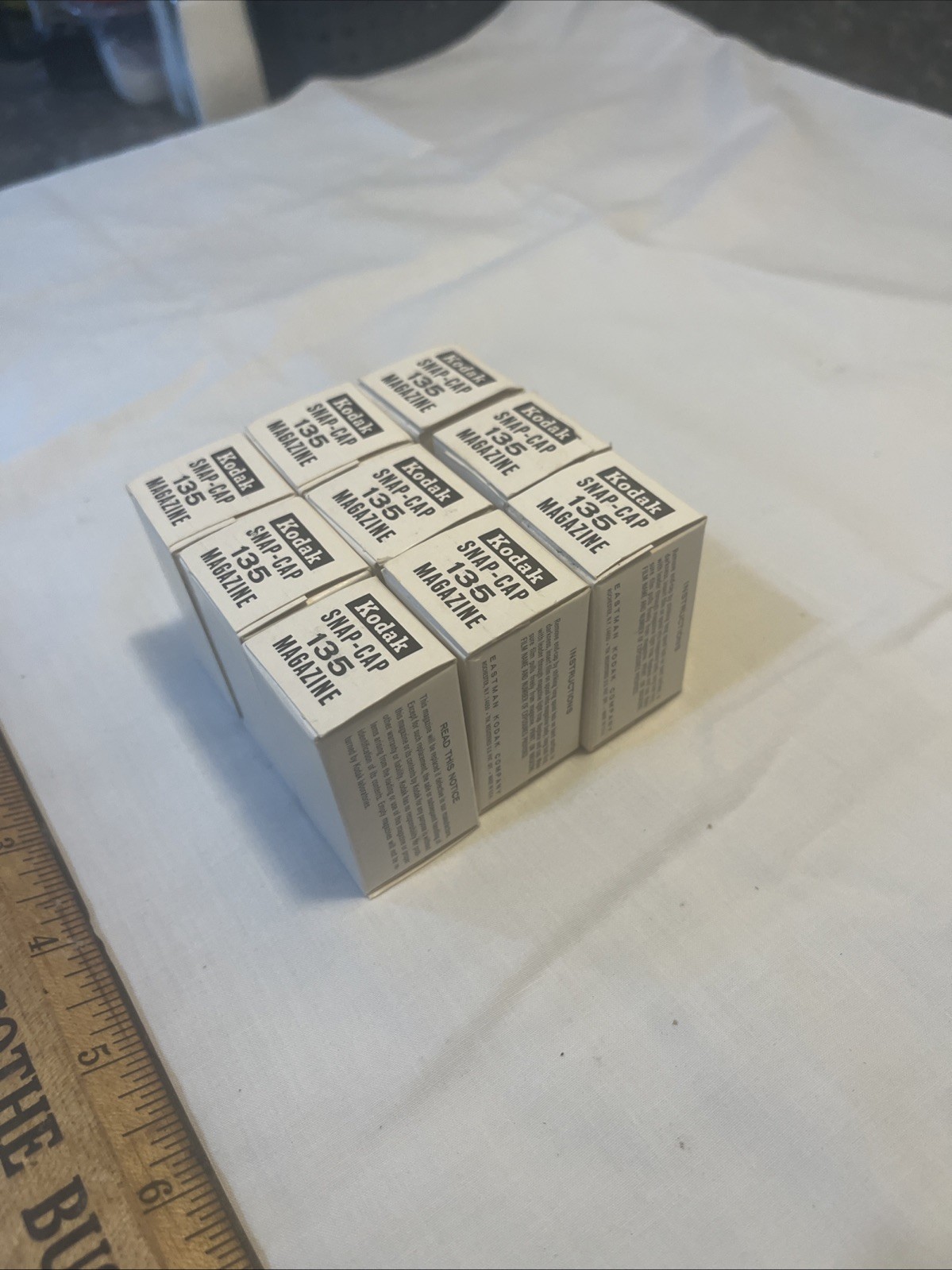 Kodak Snap-Cap 35mm 135 Film Magazine Lot of 9 Sealed Canisters FREE SHIP