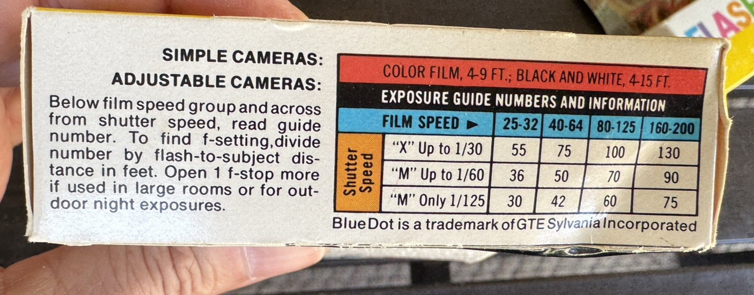 Lot of 4 Boxes Sylvania Flash Cubes Vintage 48 Flashes Blue Dot Orig Box & Tag