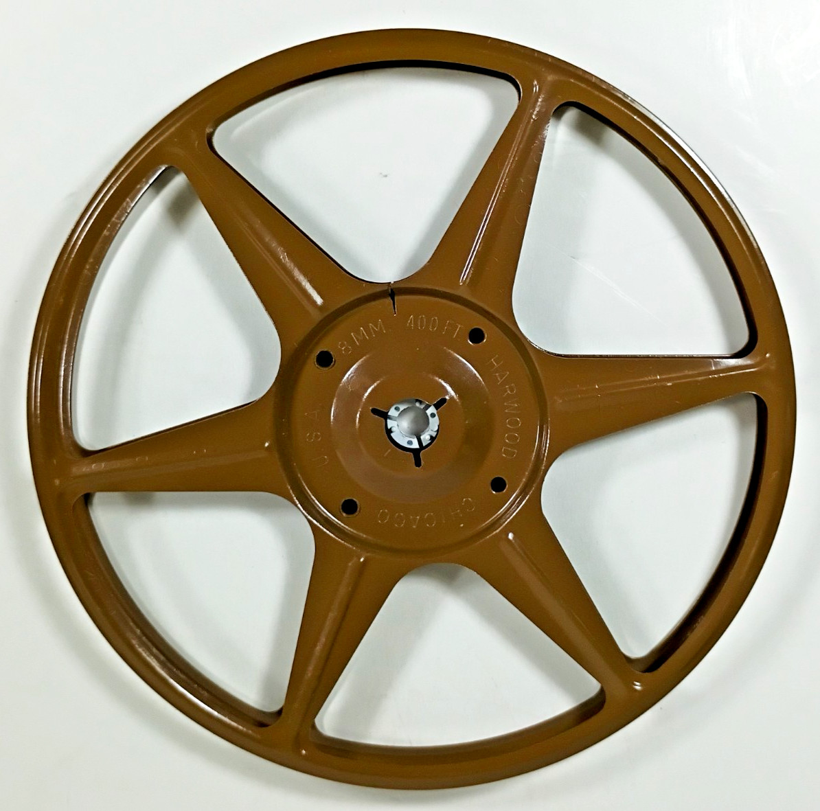Vintage Harwood 8mm Metal Film Tin with 7″ Reel.