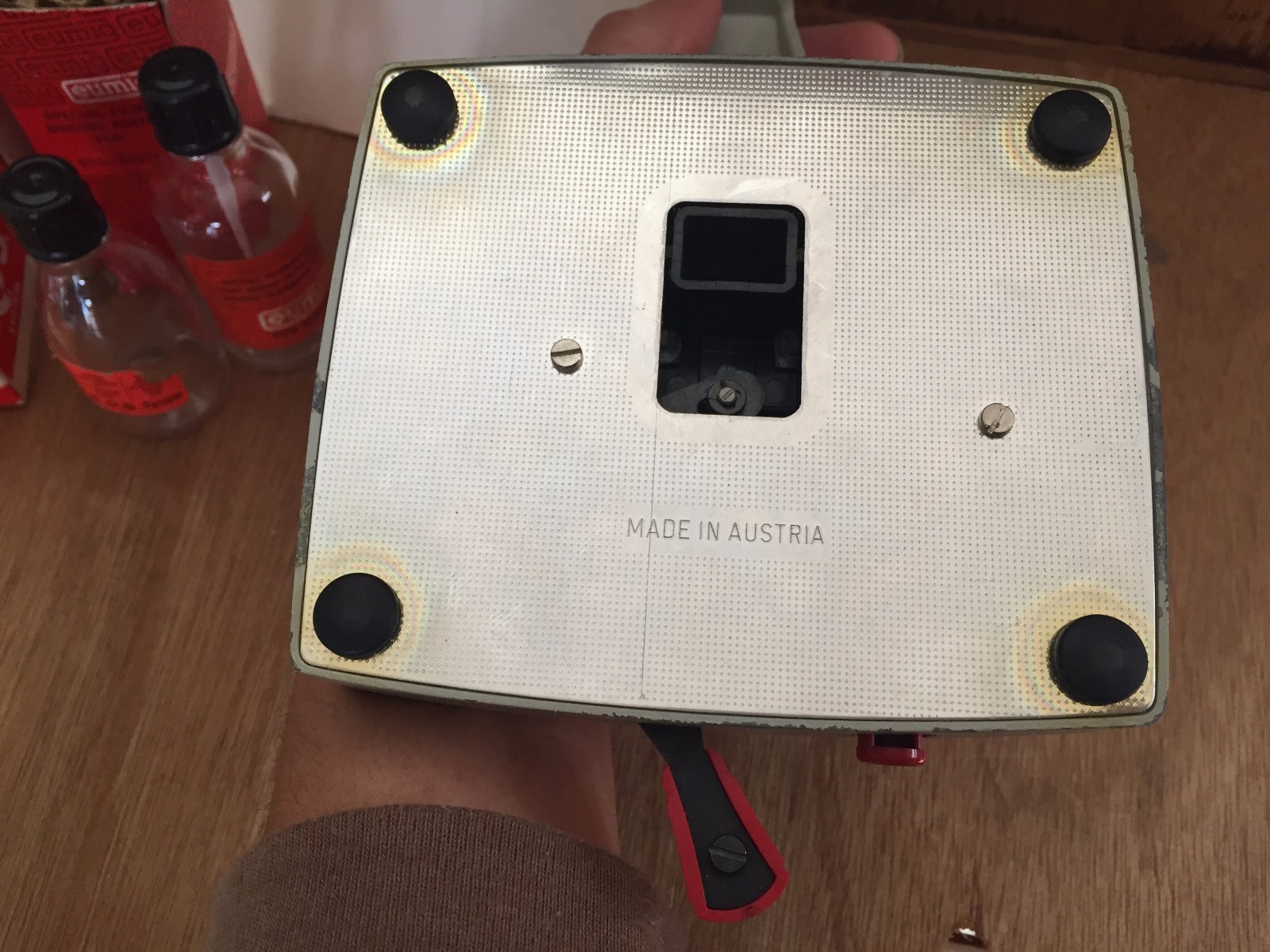 NICE VINTAGE EUMIG CHEMO FILM SPLICER KIT Z01 FOR SUPER 8 FILM