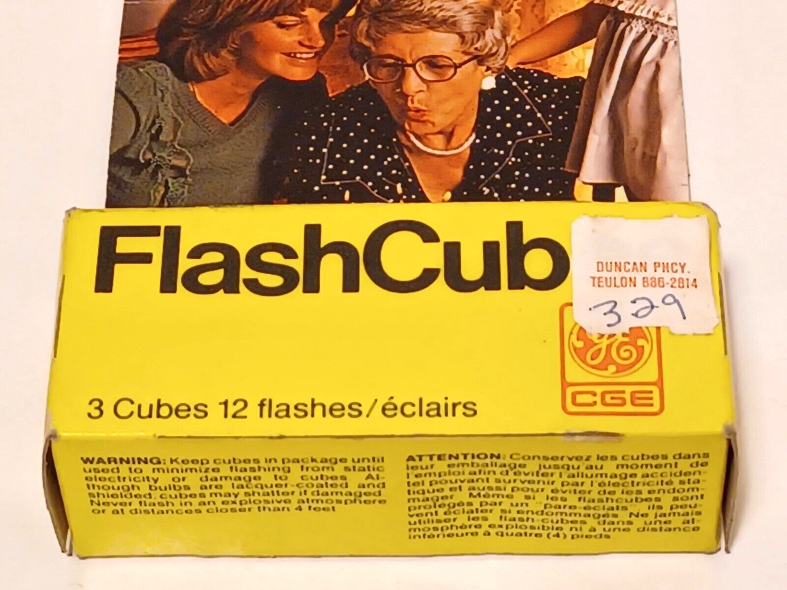 2 Packages Of GE Flashcubes Retired New 12 Flashes Per Box