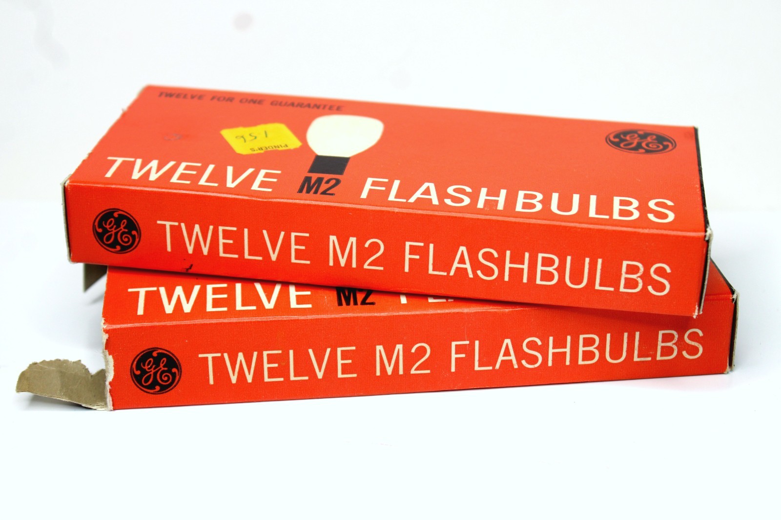 Mid Century GE M2 Clear Flashbulbs – 2x 12-Pack Boxes