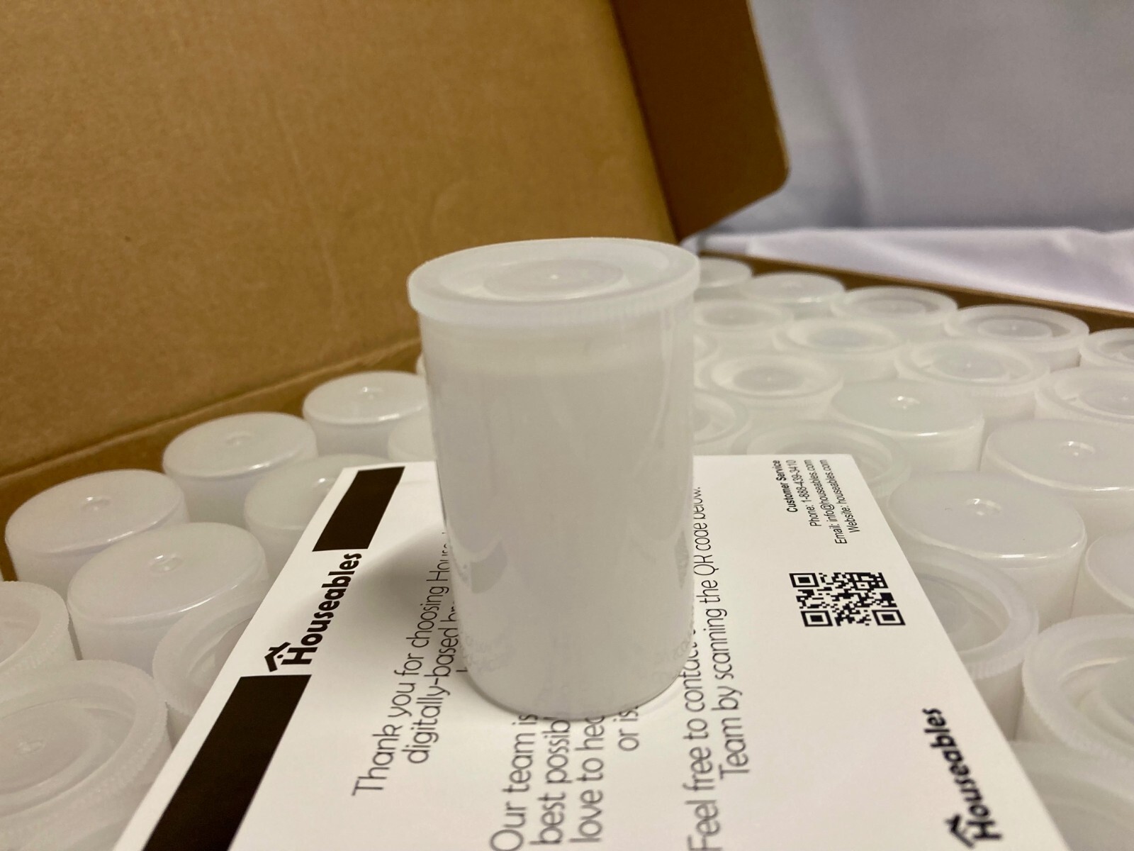 Film Canisters With Caps, Film Canisters, 60 Pack, 35MM Film Case – NEW(open bx)