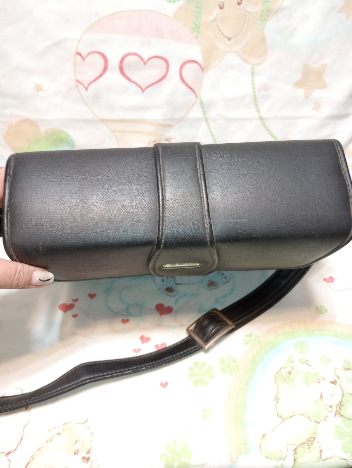 Vintage Black Camera Case With Adj. Strap