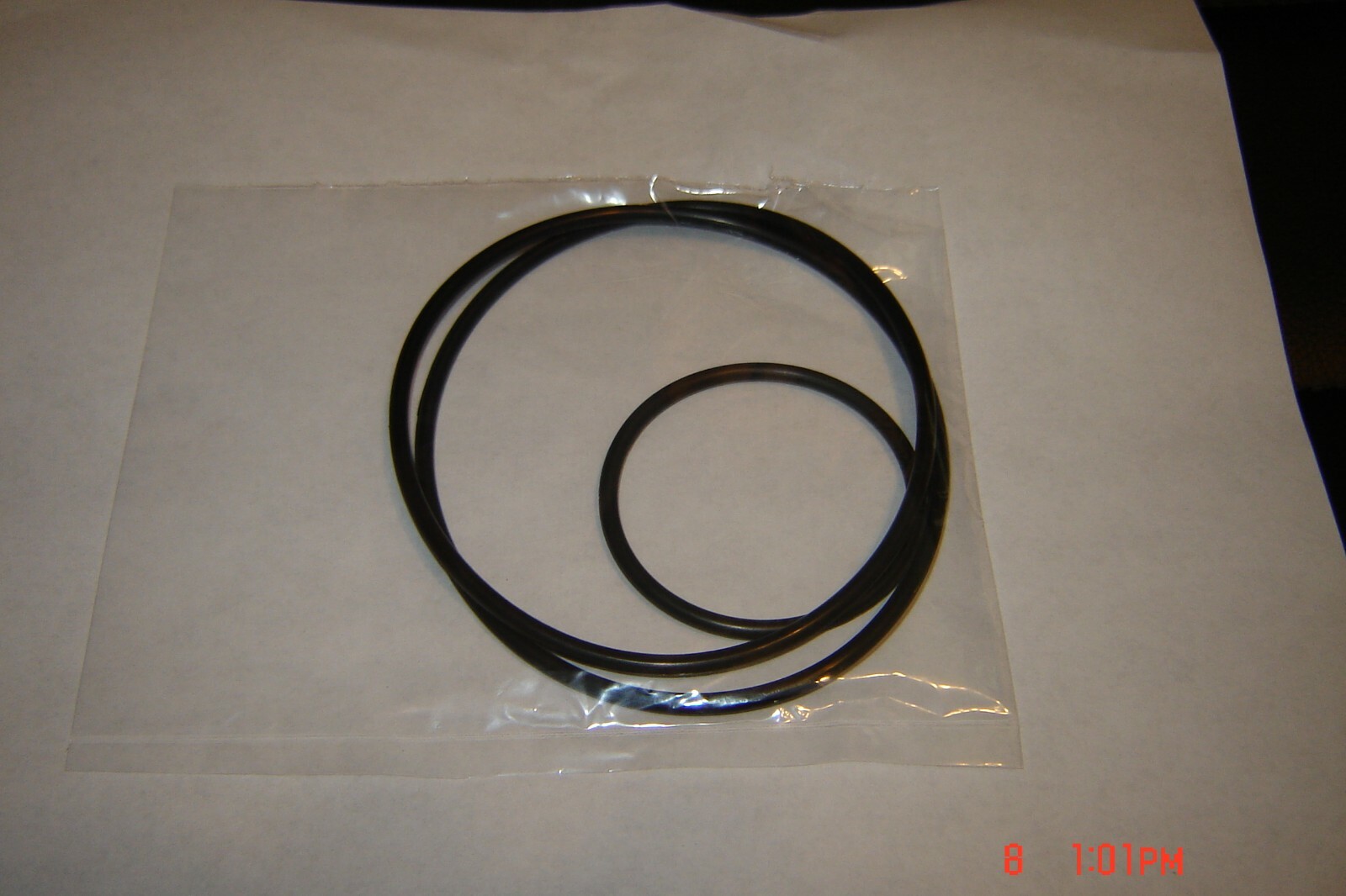 ELMO FP-C 8mm CINE FILM PROJECTOR DRIVE BELT SET of 2 Belts, World-Wide Shipping