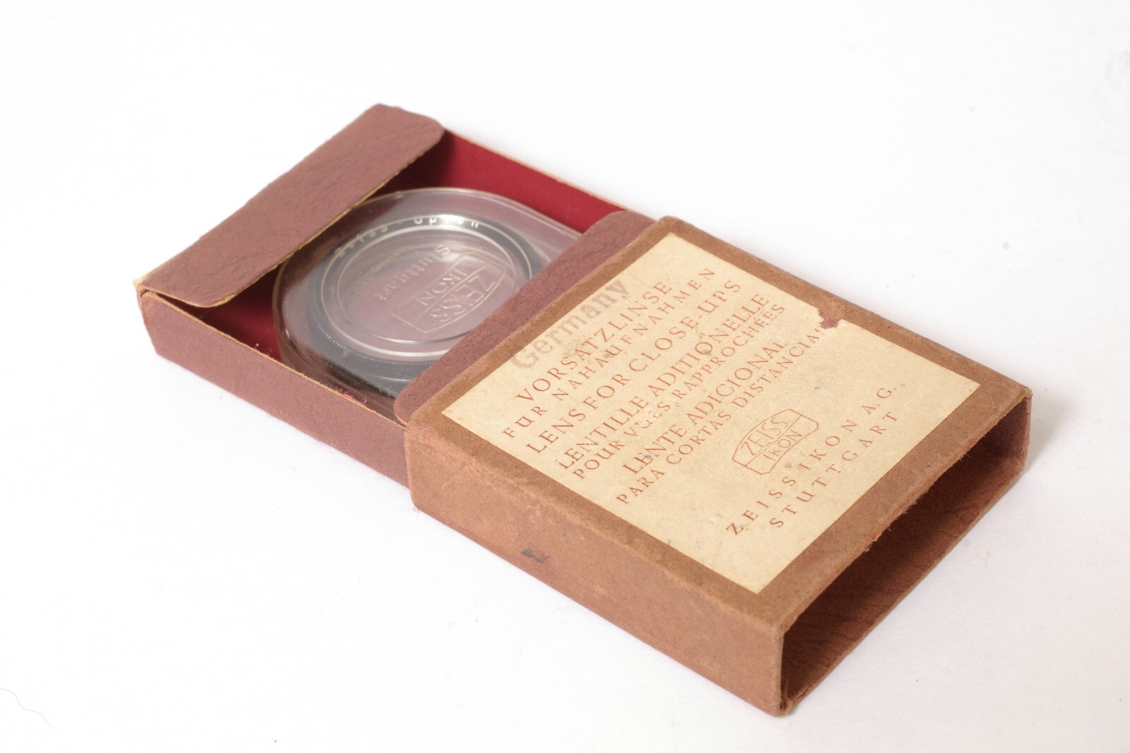 F92251~ Zeiss Opton Proxar f=0.5mm A32 Push On Filter & Box
