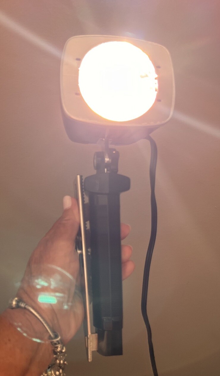 Vintage SYLVANIA SUN GUN II SH-55 Adjustable Movie Camera Light WORKS WELL