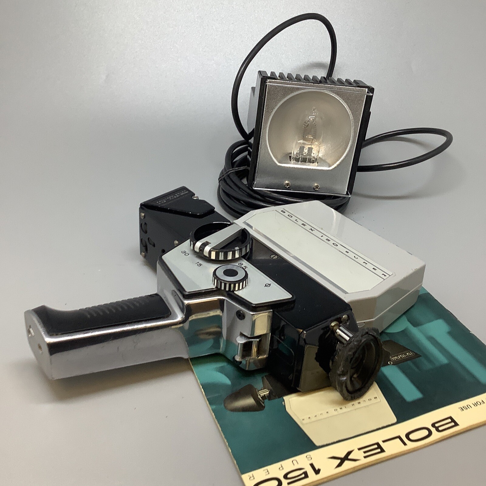 Bolex 150 Super Super 8mm Movie Camera w/ Bolex Lite S2