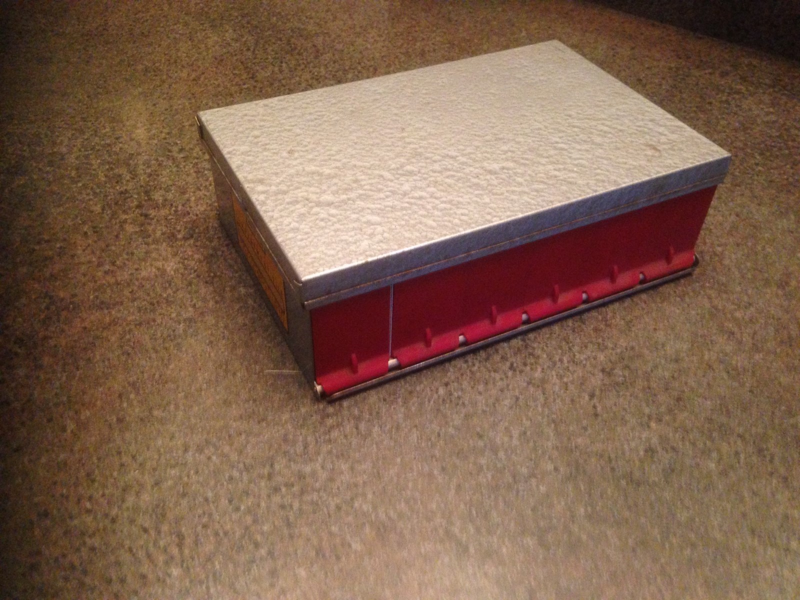 Vintage EASTMAN KODAK Kodaslide Compartment File METAL 35mm Slide w/ 200 Slides