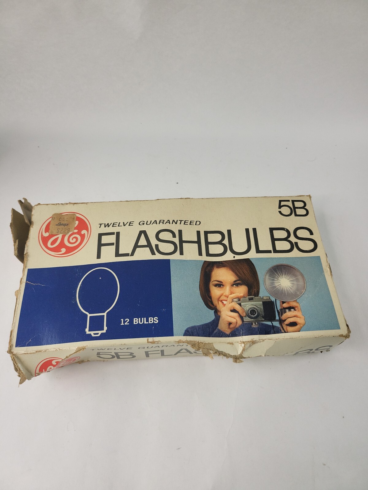 GE General Electric Flashbulbs 5B Camera Photography Vintage