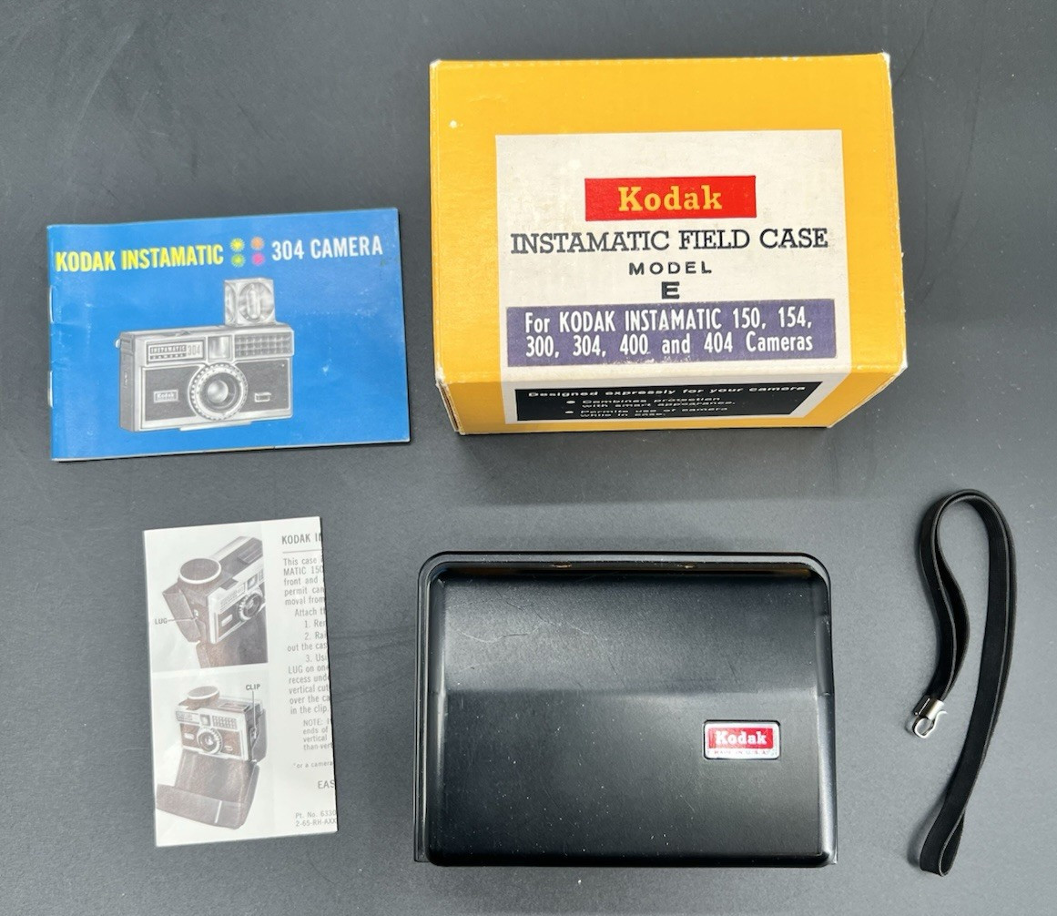Kodak Instamatic Field Case Model E 150, 154, 300, 304, 400, 404