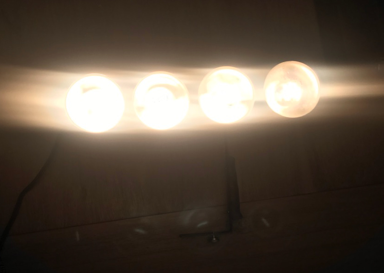 Vintage Movie Light Bar Case Tested 4 Bulbs Filming Photography CKC 150M Chicago
