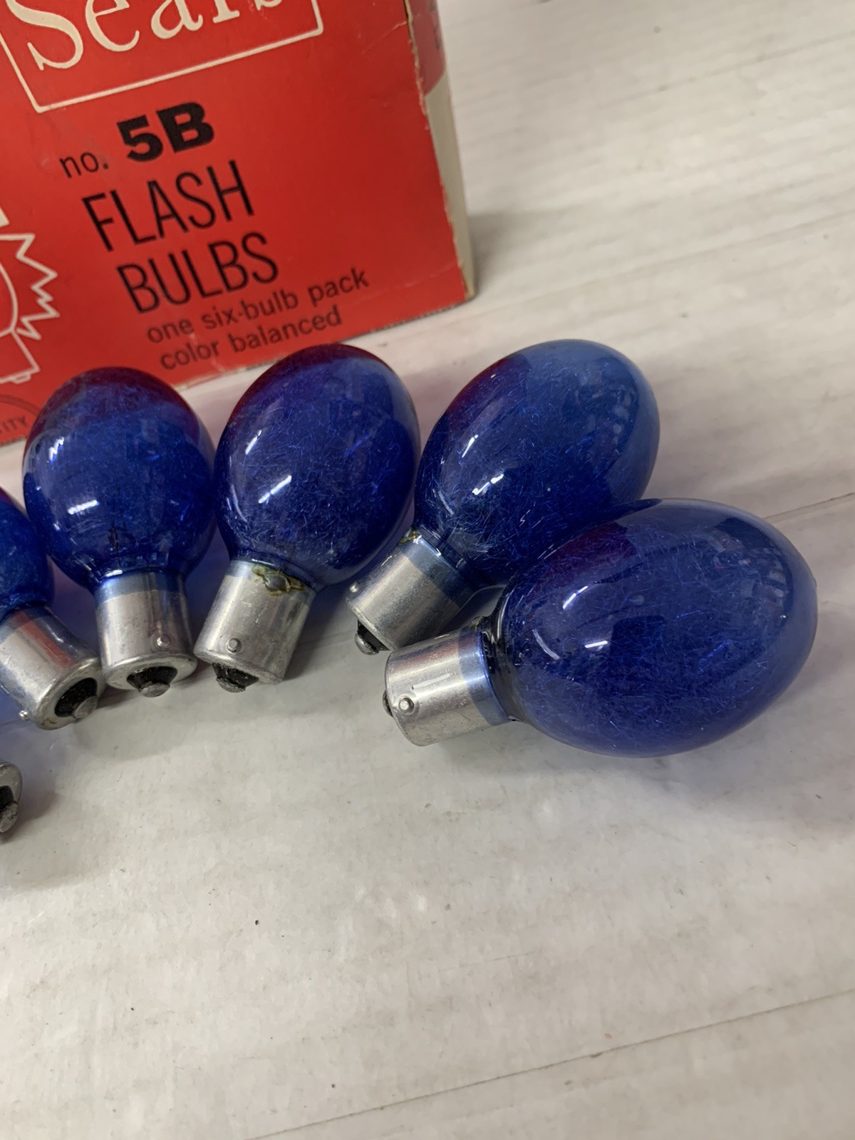 (x2)-Boxes of Sears 5B Flash Bulbs (6 Each)-RARE PACKAGING!