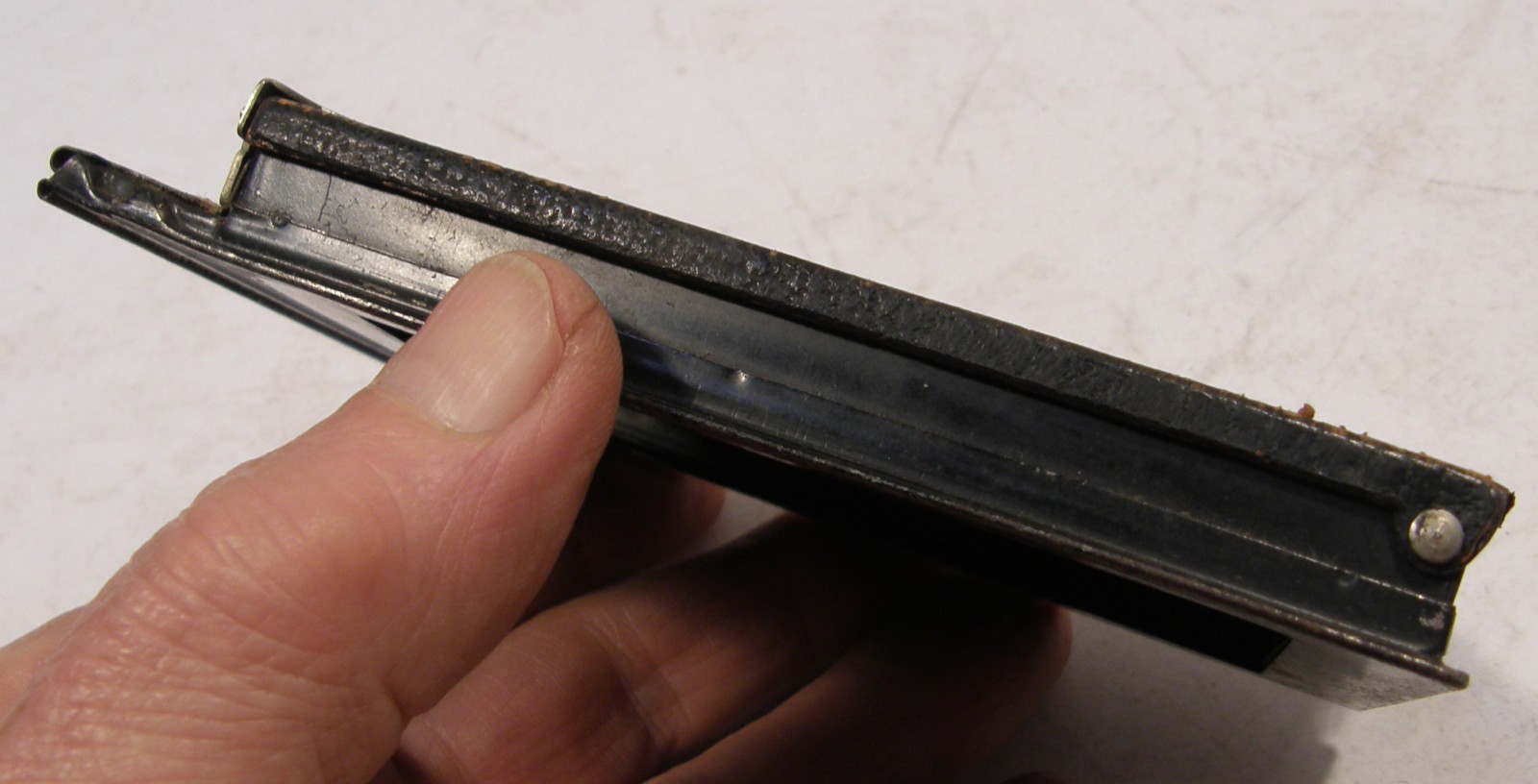 VINTAGE VOIGTLANDER 2 3/4″ BY 4 1/4″ FILM PACK ADAPTER AS-IS