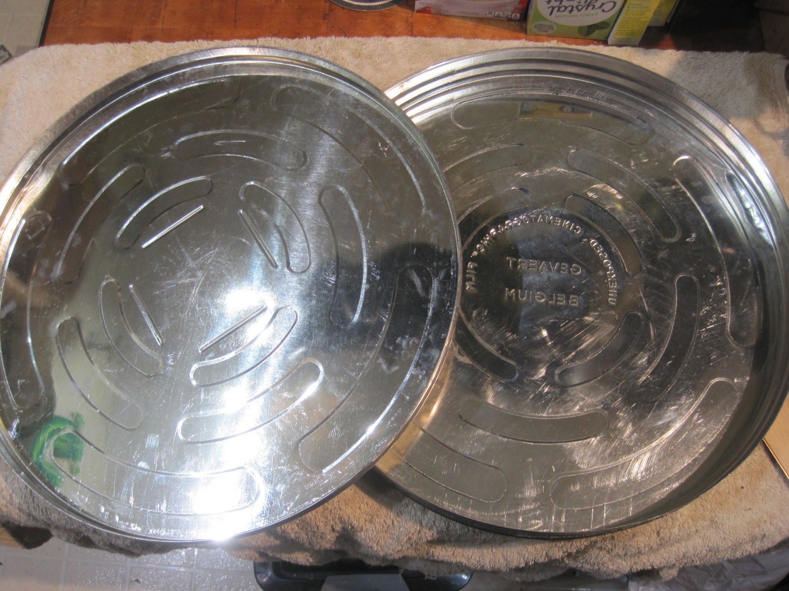 Vintage Geveart 35 mm Movie film tin