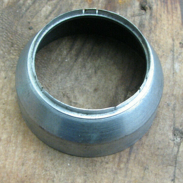 A42 42mm push fit slip on lens hood brass thin stepped mount