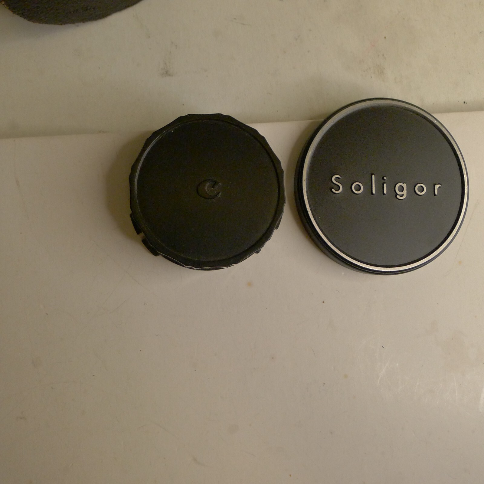 Soligor Zipper Lens Case & End Caps 3 Piece Set for 1:2.8 f=28mm Lens – Vintage