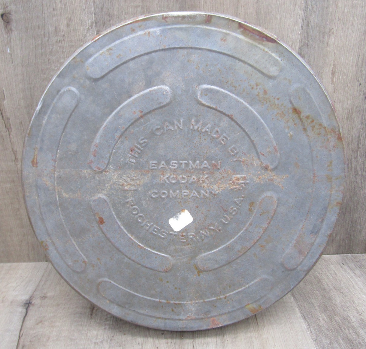 Eastman Kodak VTG Metal Film Can Canister Movie Reel USA Empty 📽️ 10.5″ x 1.75″