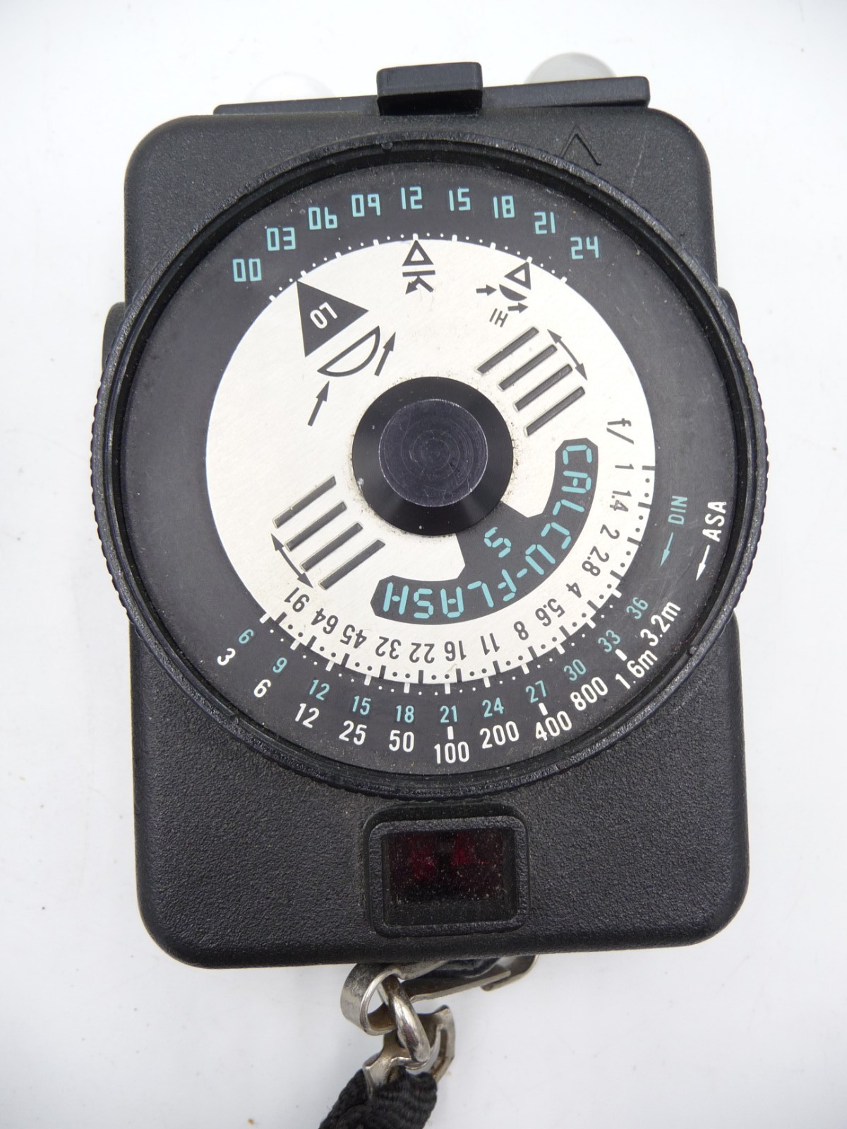 Lot of 3 Calcu-Flash meters, with manuals and one case, extra domes