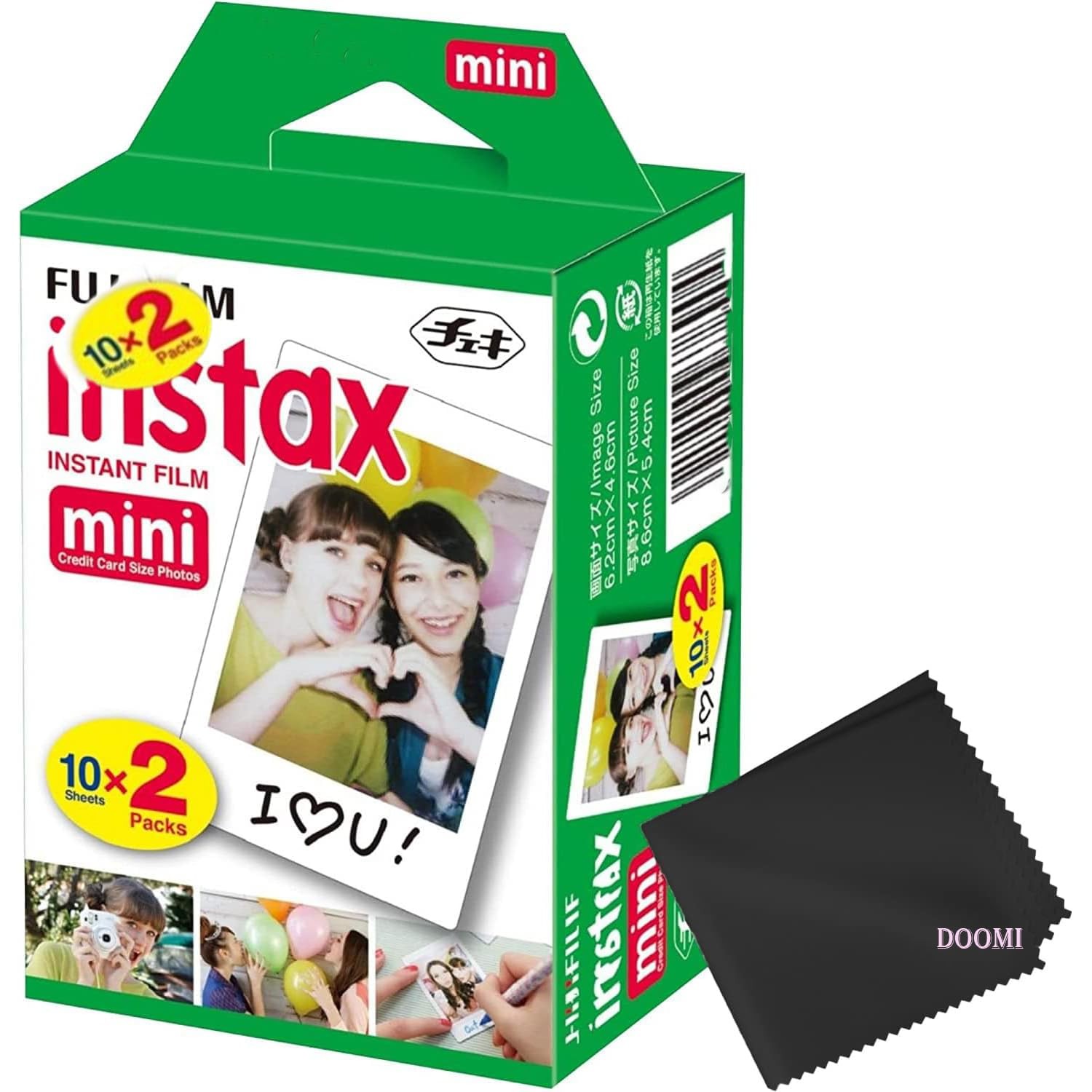 Mini Camera Film: 20 Shoots Total, (10 Sheets x 2) – Capture Memories Anytime…