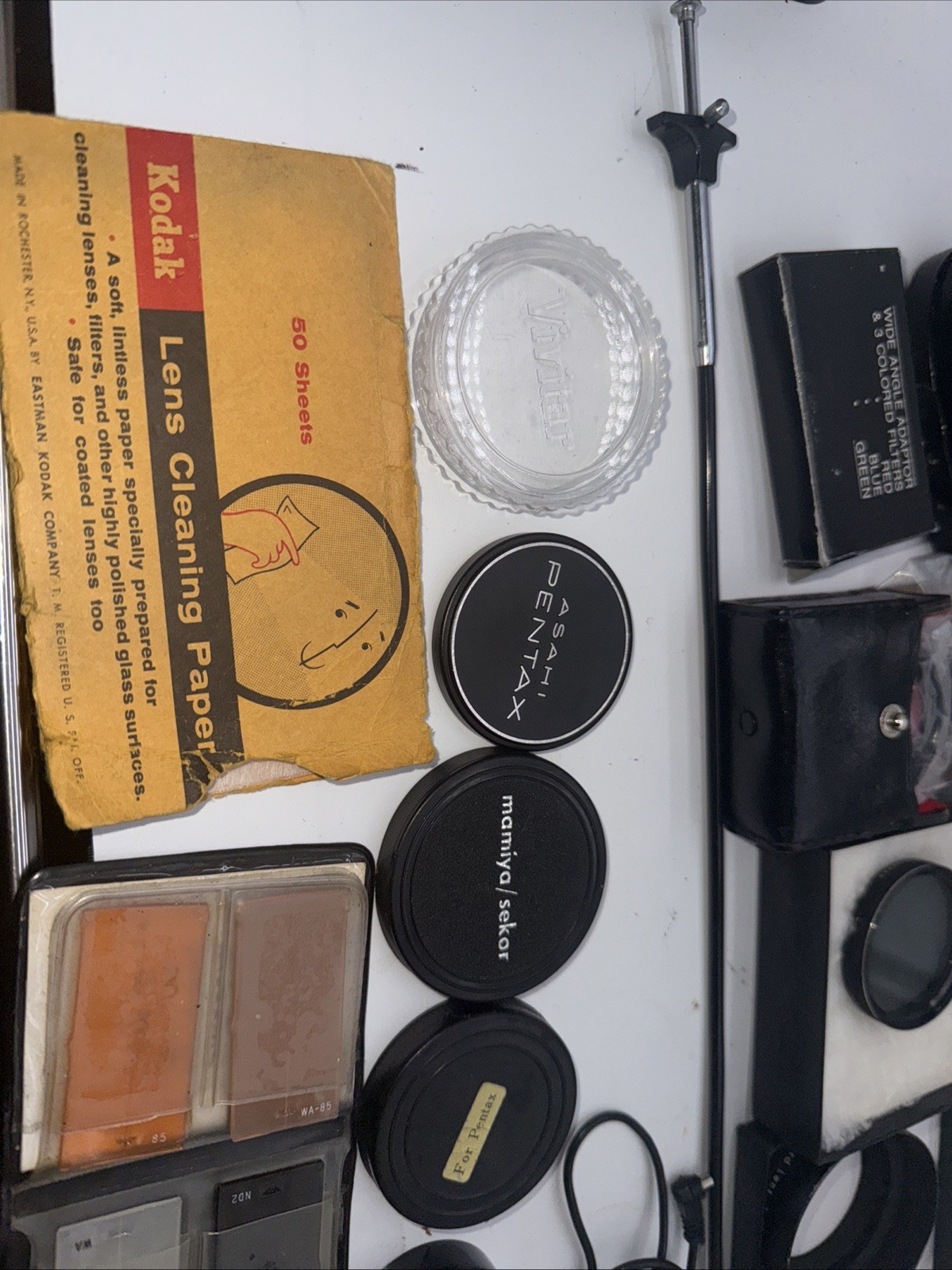 vintage camera accessories lot