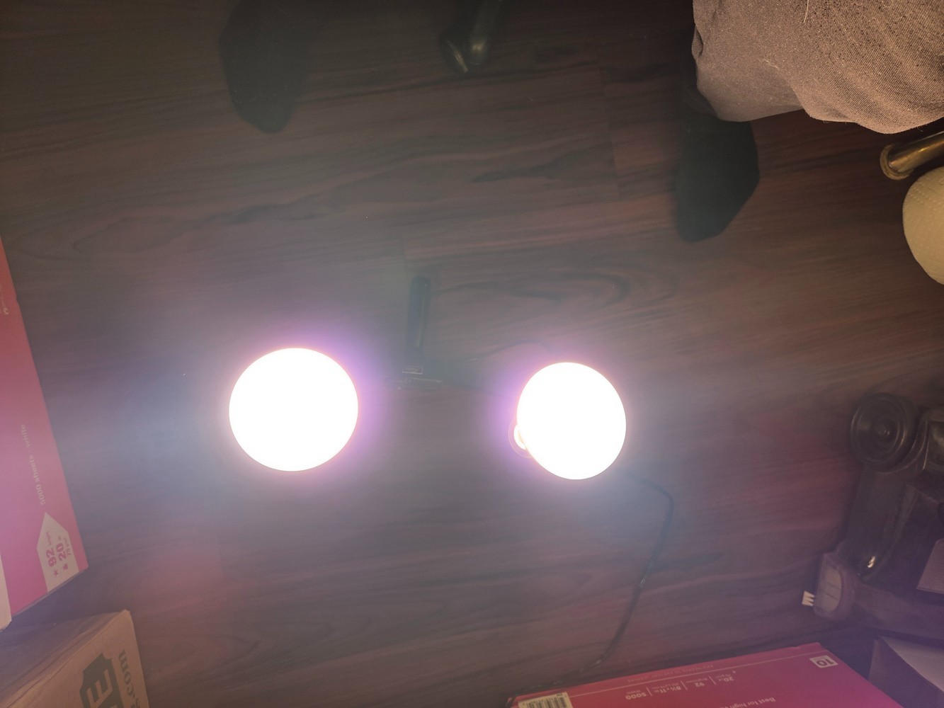 Vintage Toshiba Photography Handheld Light – Dual Bulbs – 10A250V – Works!