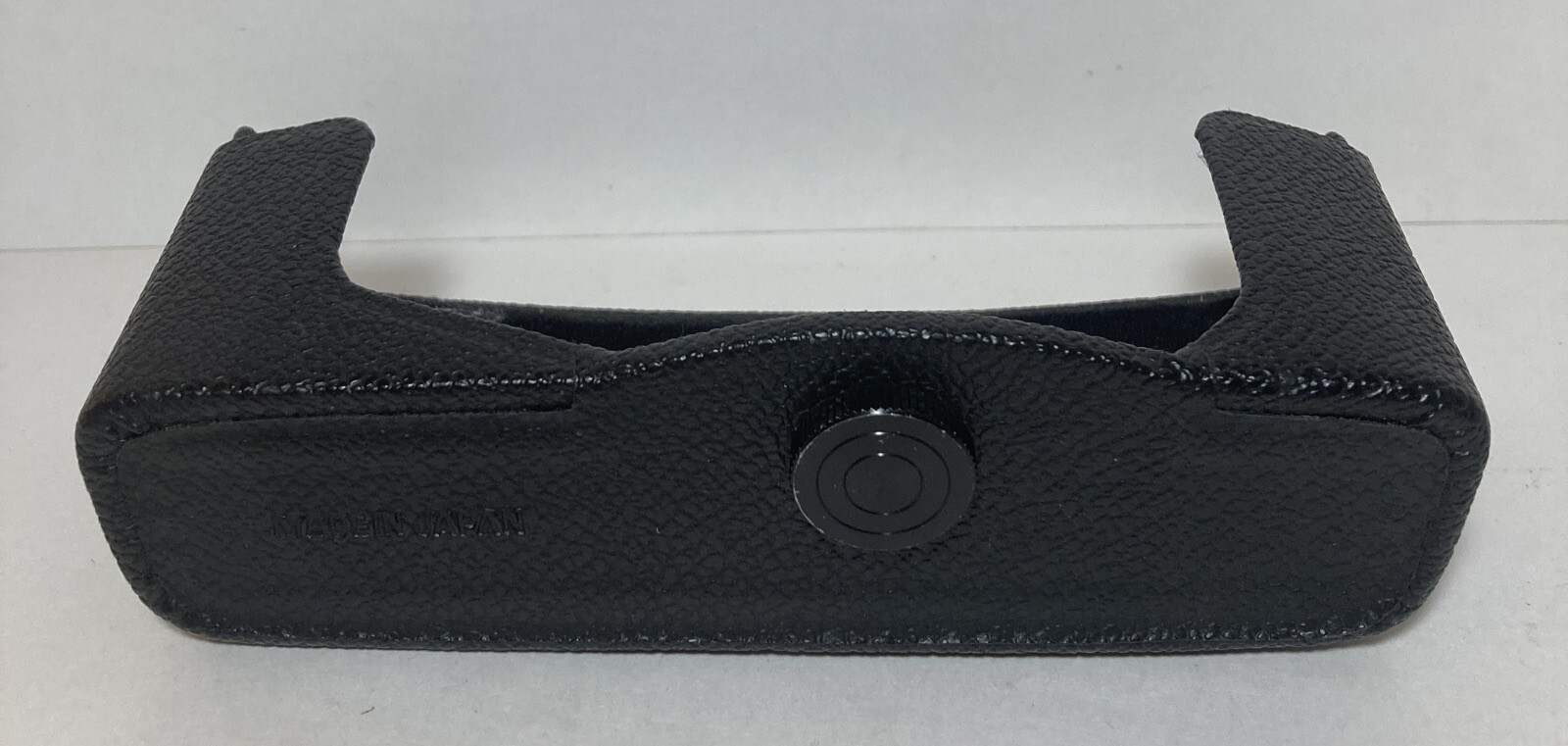 Vtg Black Leather Bottom Case Casing Cover For 35mm Film Camera Made In Japan
