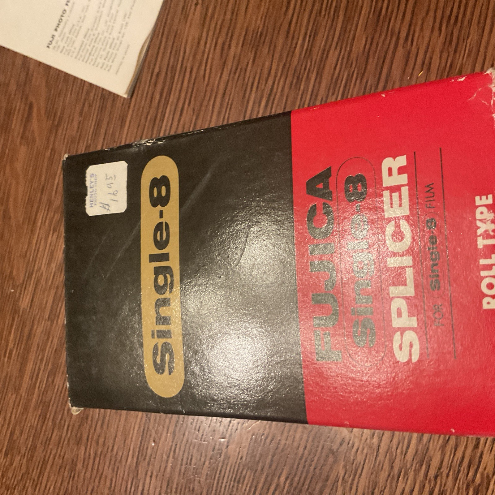Vintage Fuji Fujica Single-8 Film Splicer Roll Type w/Box Instructions Japan