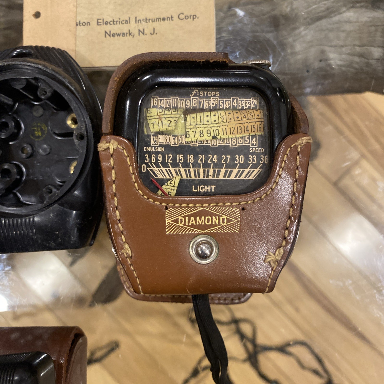 Large Lot Of Light Meters – Extra Case – Paperwork And More –