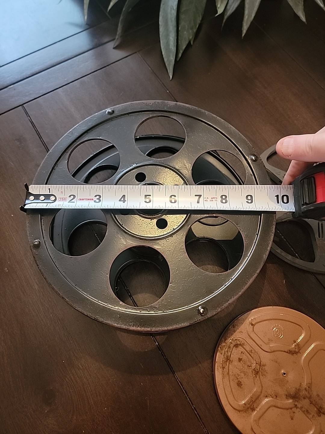 LOT OF 3 VINTAGE METAL FILM REELS